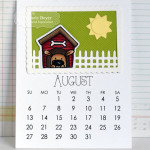 3x4 August calendar