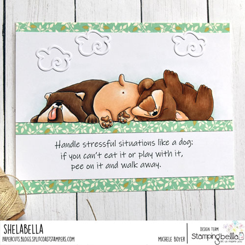 Stamping Bella Bully Trio and Dog Sentiment Set