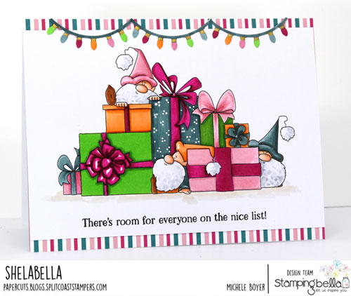 Stamping Bella Gnomes with Presents