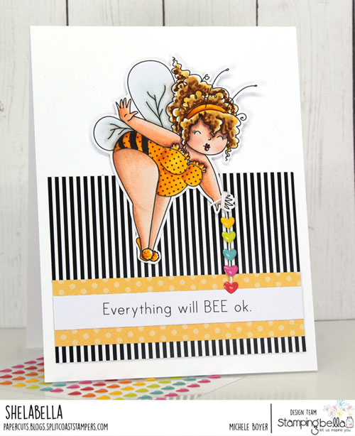 Stamping Bella Edna the Bumblebee