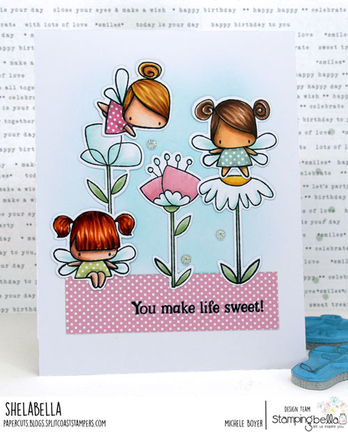 Staming Bella The Littles Little Bits Fairy and Little Bits Floral sets