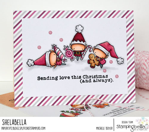 Stamping Bella Elves with Treats/Festive Gnome Sentiment set