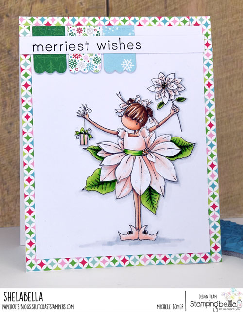 Stamping Bella Tiny Townie Pamela the Poinsettia 