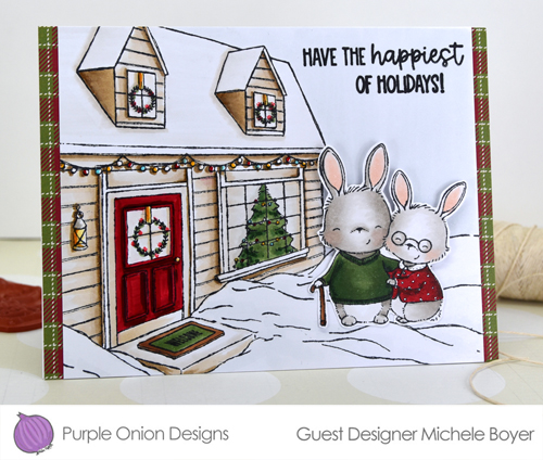 Purple Onion Designs Eddie & Ethel, Holiday House
