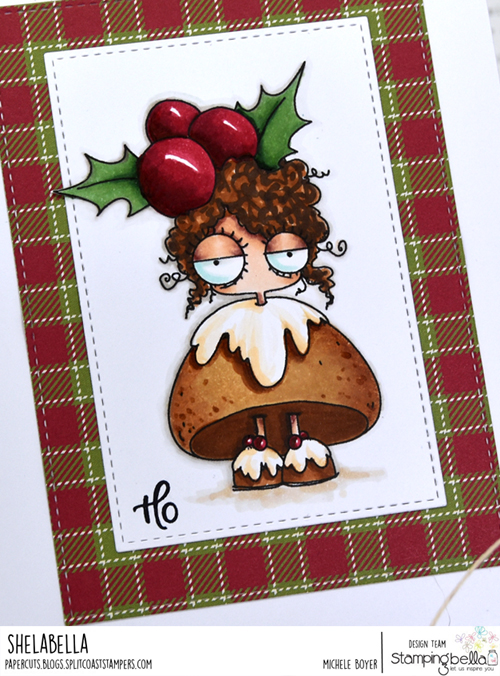 Stamping Bella MINI Oddball Christmas Pudding (close-up)