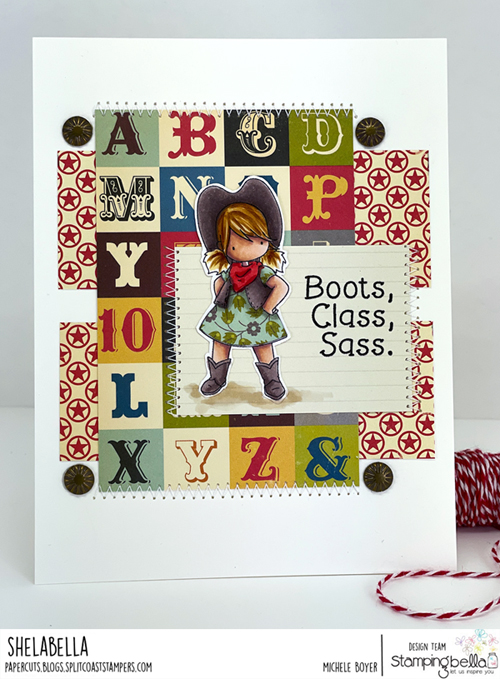 Stamping Bella Uptown Cowboy Kids, Country Western Sentiment