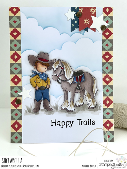 Stamping Bella Uptown Cowboy Kids, Pets and County Western Sentiment
