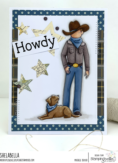 Stamping Bella Uptown Cowboy Parents, Uptown Cowboy Pets, Country Western Sentiments